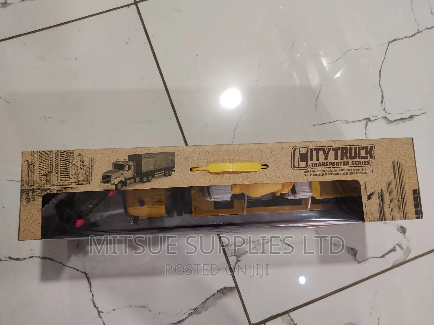 City Truck Toy Transport Truck With Remote 67x21x15cm.