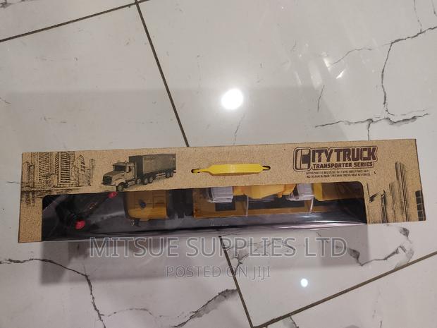 City Truck Toy Transport Truck With Remote 67x21x15cm. - thumbnail 2