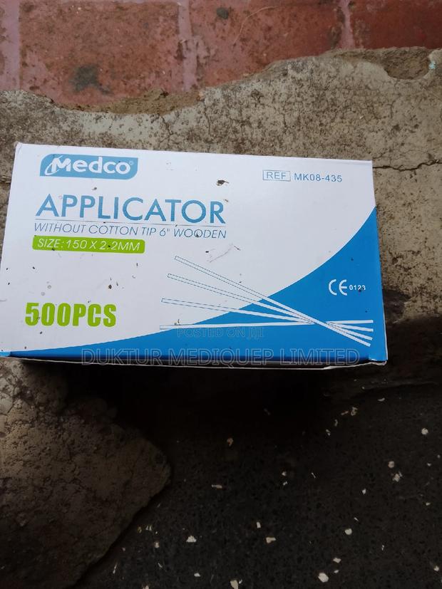 Wooden Applicators Without Cotton Tip, 6"