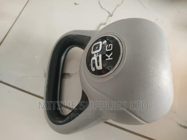Exercise Kettle Bell 20kg- Grey Black - thumbnail 2