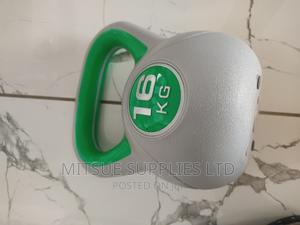 Exercise Kettle Bell 16kg- Grey Green - thumbnail 2