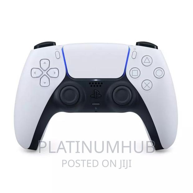 White Controller Ps5 J - main view