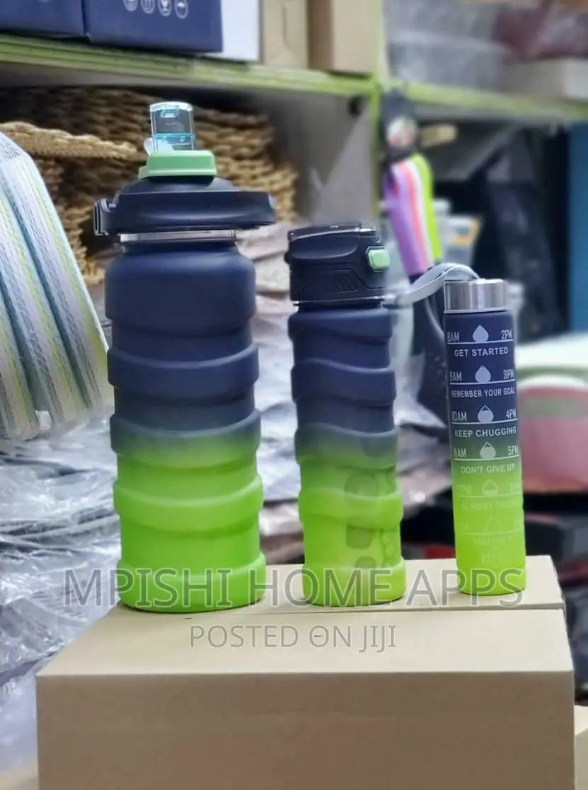 3 In 1 Coloured Water Bottle