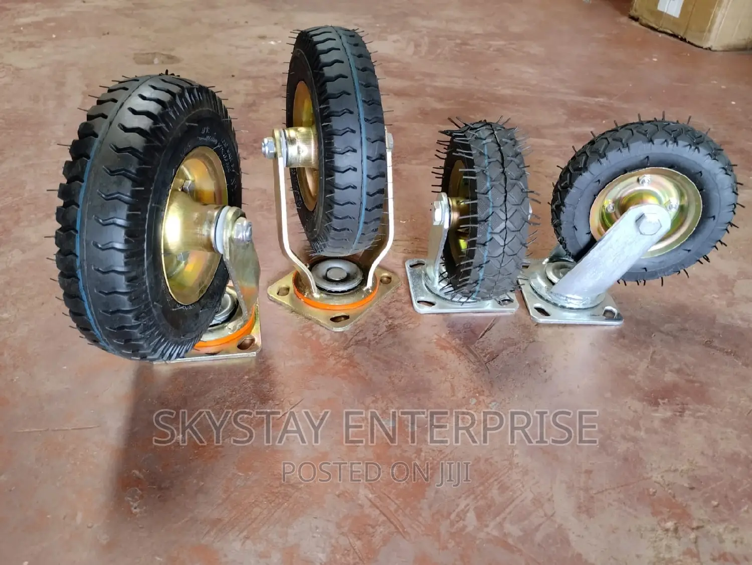Castor Wheels Pneumatic 8 Inch