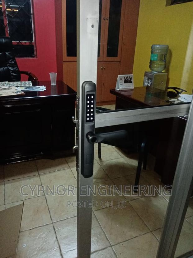 Aluminium Door Smart Biometric Lock - main view
