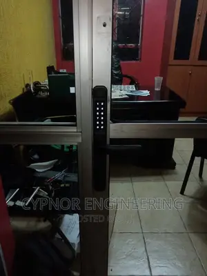 Smart Biometric Lock for Glass and Aluminium Frame Door