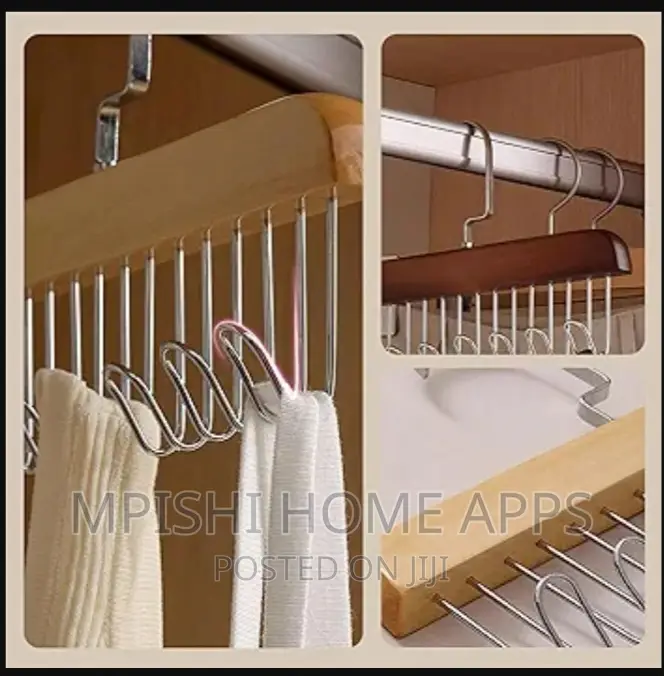 Wooden Bra and Pant Hanger