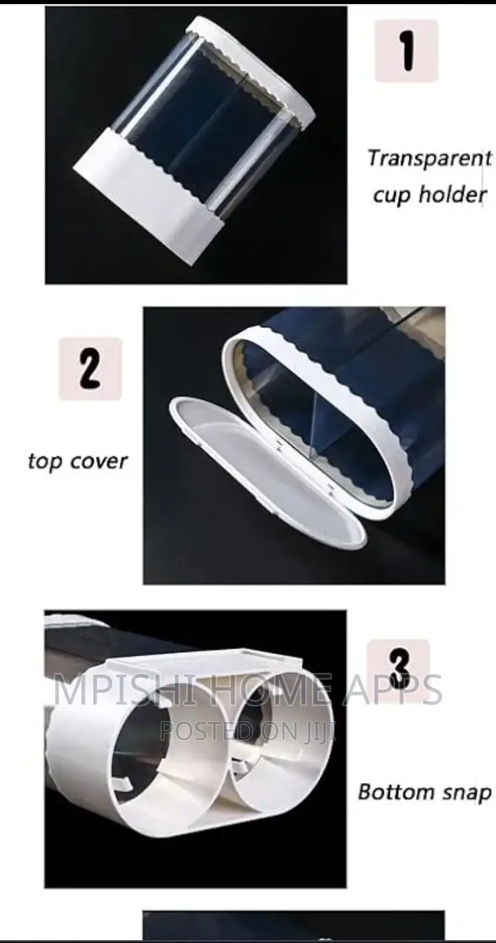 Twin Strip Disposable Cups Holder