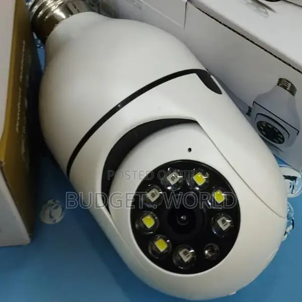 PTZ Bulb System 360 Degree Wifi Panorama IP Camera V380 PRO*