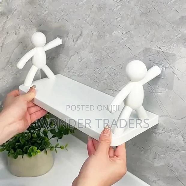 White Doll Bathroom Shelve - main view