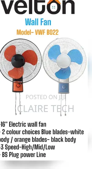 Velton VWFB022 16 Inches Wall Mounted Fan