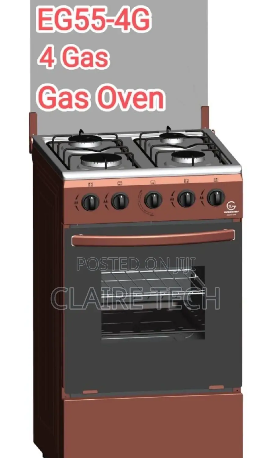 Eurochef Brown Full Gas With Gas Oven