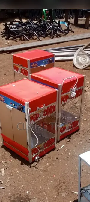 Red Commercial Popcorn Maker Machine Available