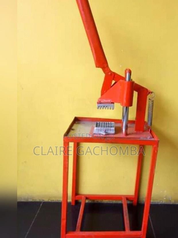 Chips Cutter Commercial Red and Blue - main view