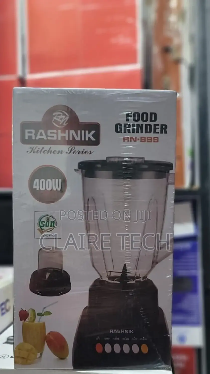 Rashnik 2 in 1 Blender With Grinder,RN -999,400watts