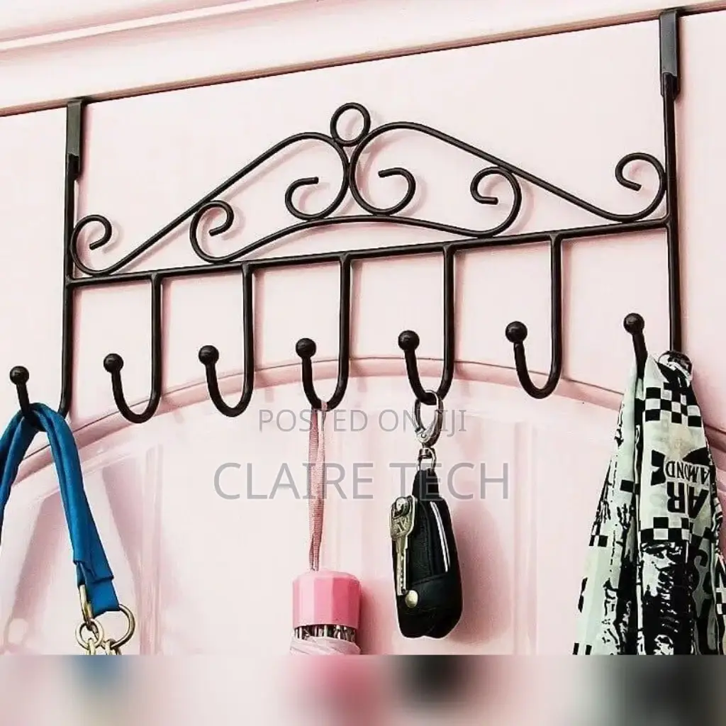 Black Over the Door Hanger