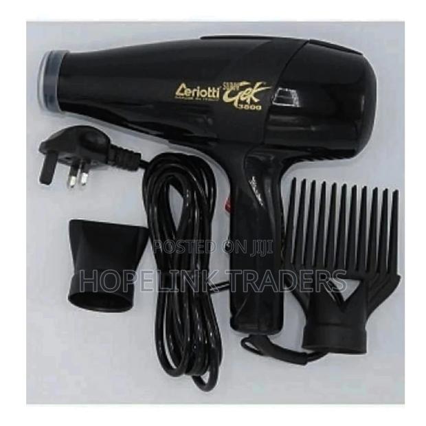 Blow Dry Hair Dryer GEK 3000 Blow Dry Hair Dryer - Black