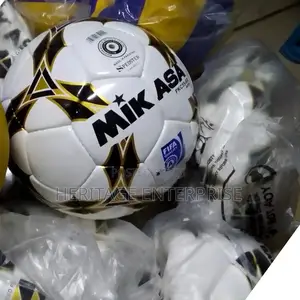 Ball Mikasa Size 5 Soccer Ball Black,Gold White
