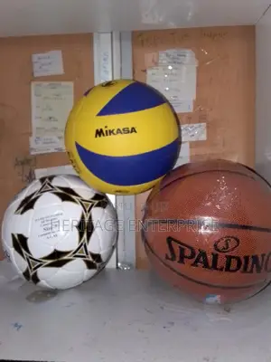 Mikasa Size 5 Soccer Ball and Volleyball