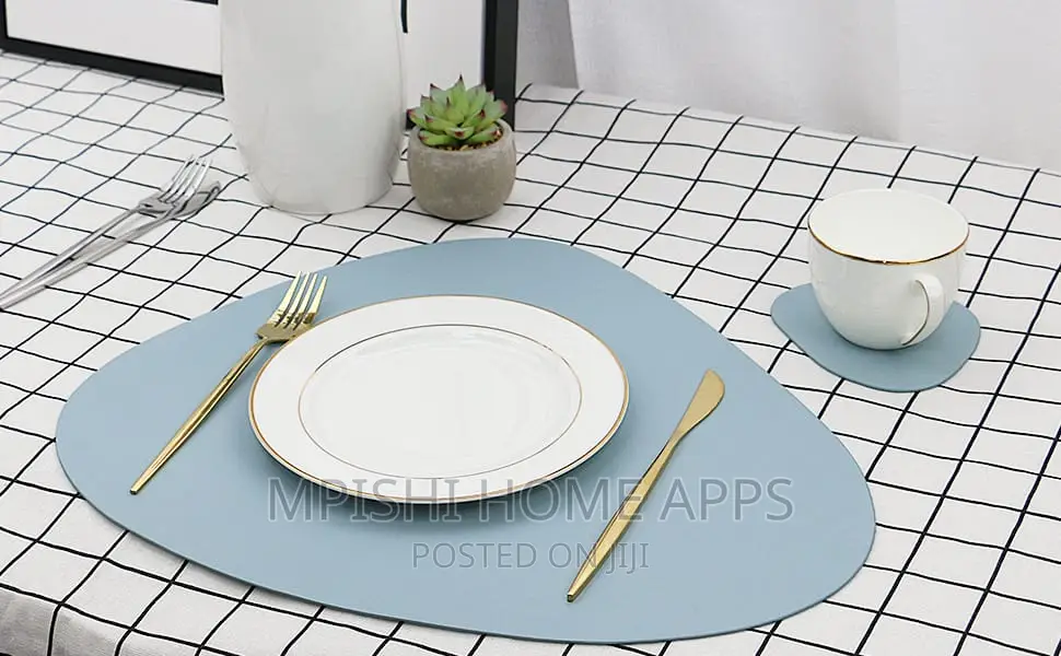 12pcs Leather Table Mats