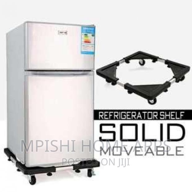 Adjustable Fridge/ Washing Machine Trolley Stand 56x56cm - thumbnail 2