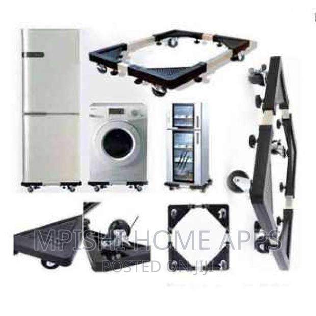 Adjustable Fridge/ Washing Machine Trolley Stand 56x56cm - thumbnail 3