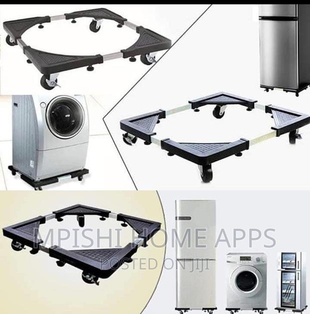 Adjustable Fridge/ Washing Machine Trolley Stand 56x56cm - thumbnail 5
