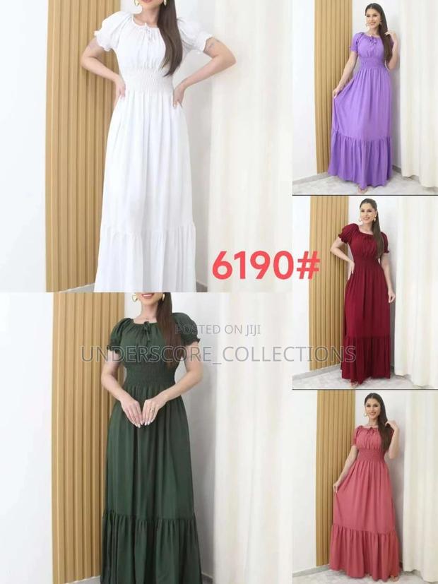 Classy Ladies Cotton Maxi Dresses - thumbnail 2
