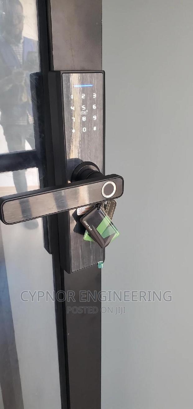 Digital Smart Biometric and RFID Door Lock - main view