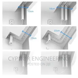 Smart Motorized Aluminium Curtain Rails With Remote Control