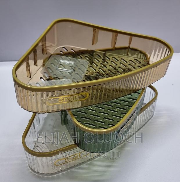 Elegant Acrylic Fancy Bathroom Shelf