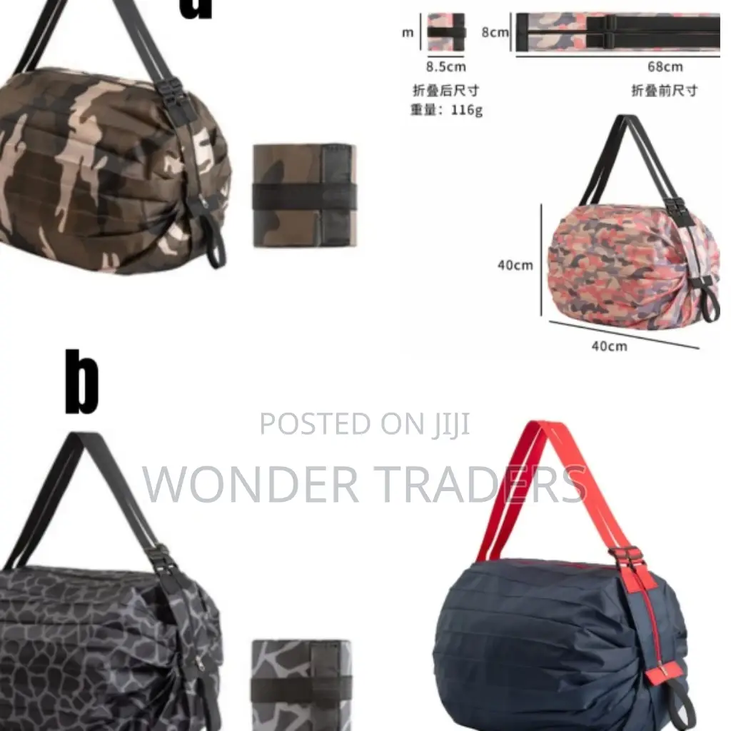 Foldable Shopping Bags Available