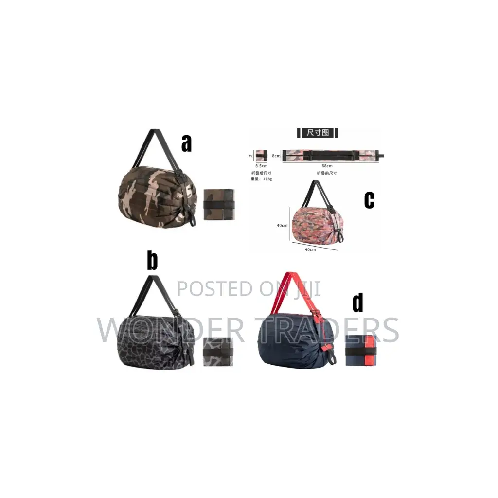 Foldable Shopping Bags Available