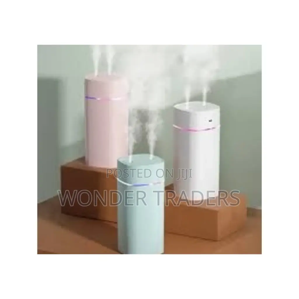 600ml Humidifier Green Peach White;