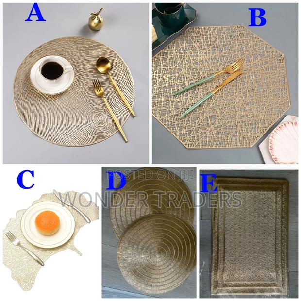 Non Woven Table Mats for 6. Sold as a Set of 6 Each Design