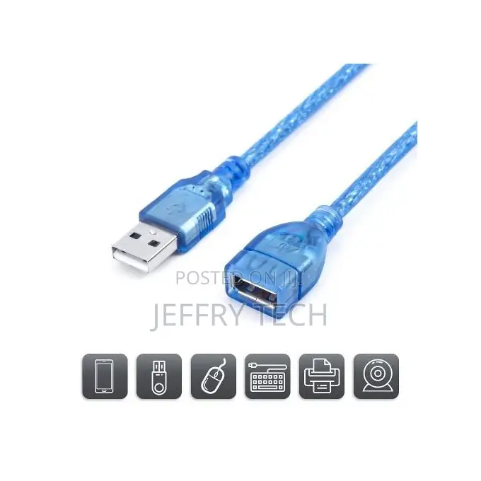 USB2.0 Extension Cable Male to Female Cord Adapter 3M