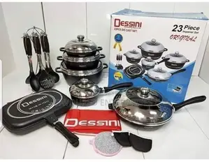 Dessini 23pcs Heavy Imperial Non-Stick Die Cast Cookware Set