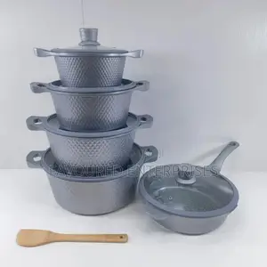 Bosch 11pc Nonstick Cookware + Silicone Lid Covers