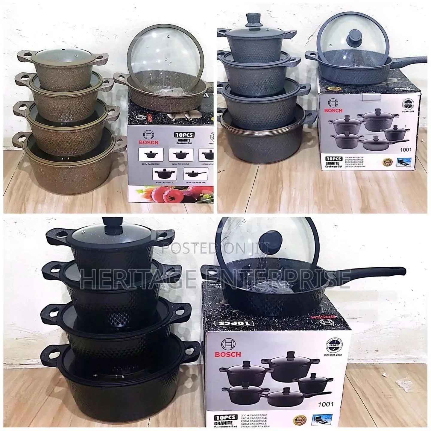 Nonstick Cookware,Silicon Bosch Cookware Set