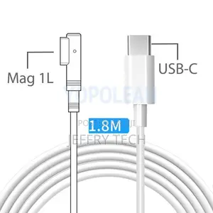 USB C Type C to Mag 1 2 L/T-Tip Charging Cable for Macbook