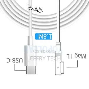 USB C Type C to Mag 1 2 L/T-Tip Charging Cable for Macbook