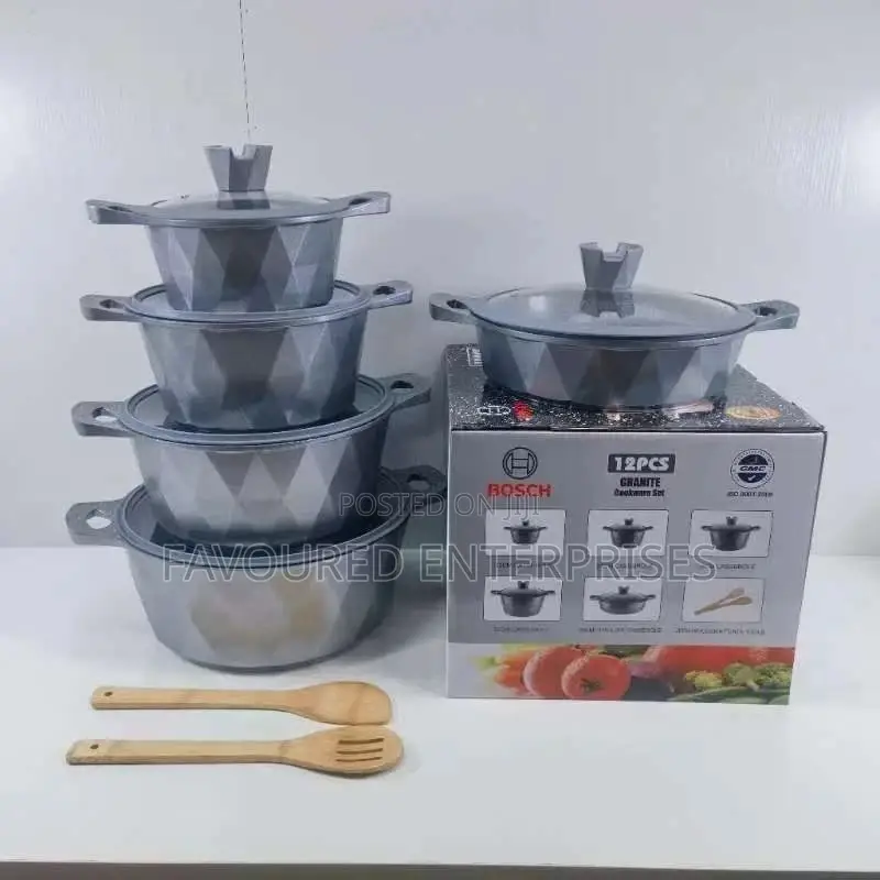 Bosch 12 PCS Granite Cookware Set