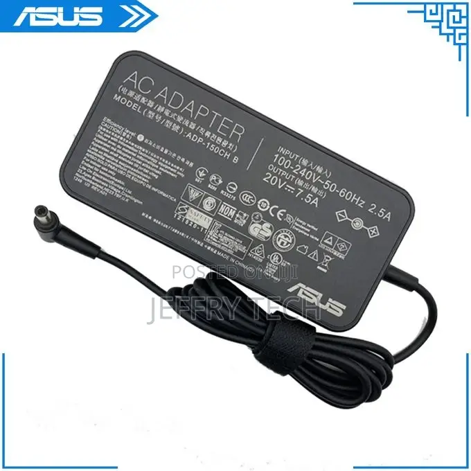 20V 7.5A 150W Asus Laptop Adapter 6.0*3.7mm Adp-150ch B AC