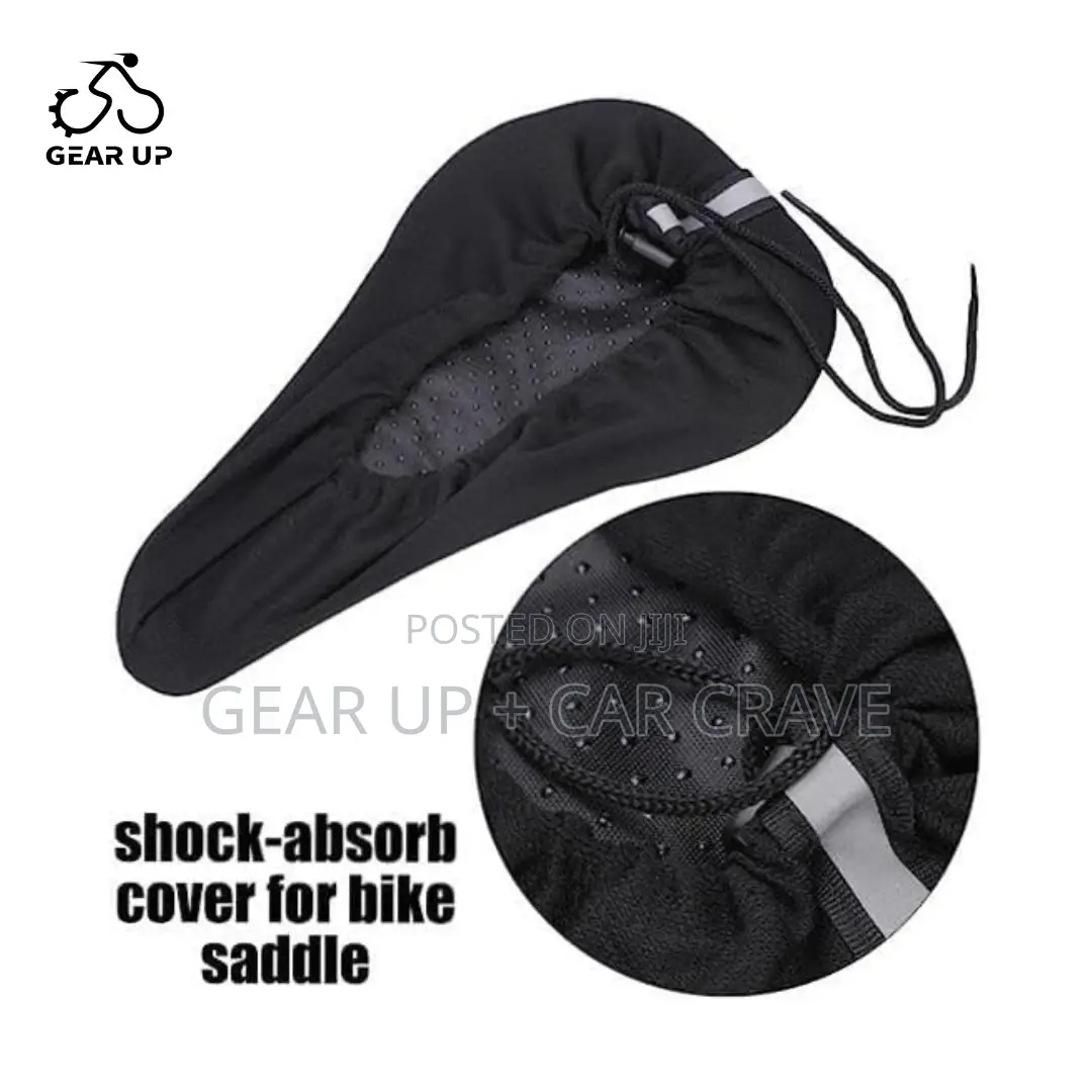 Bicycle Cycling Gel Comfortable Soft Saddle Cover Seat