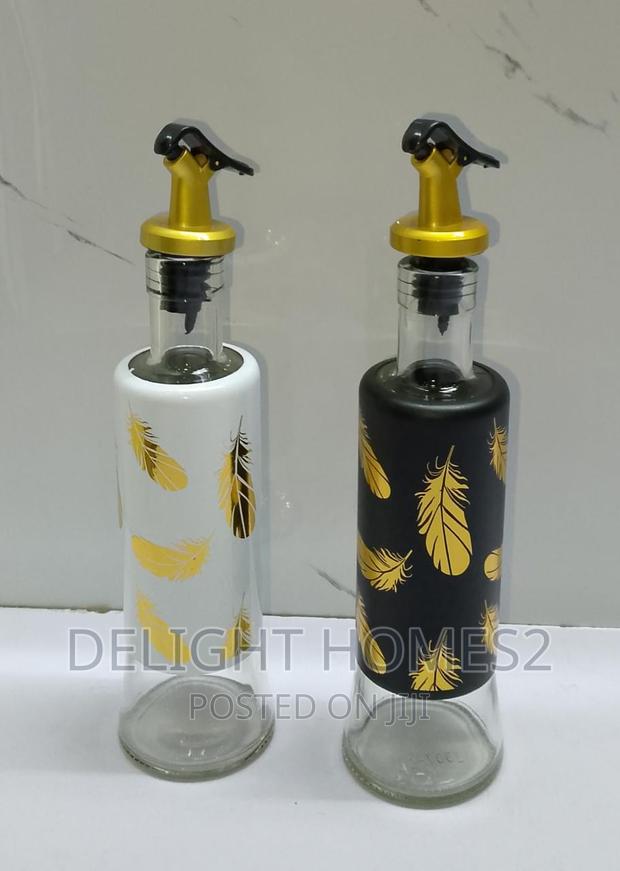 350ml Marble Like Glass Oil Dispenser