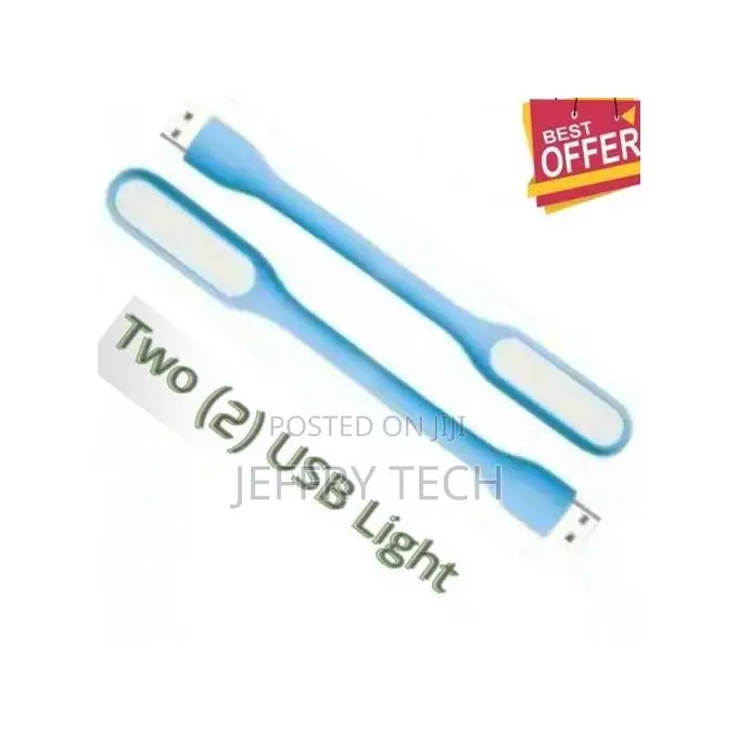 Two (2) Power Saving Flexible USB LED Light / Lights for Com