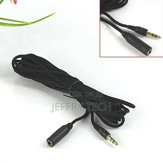 5M 16ft 3.5mm Female to Male F/M Headphone Stereo Audio-