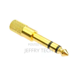 Mini 6.5mm Male To 3.5mm Female Jack Audio Adapter Plug-