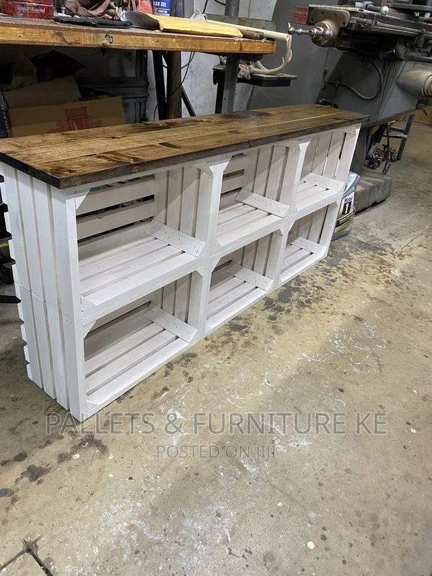 Rustic Tv Console Table - main view
