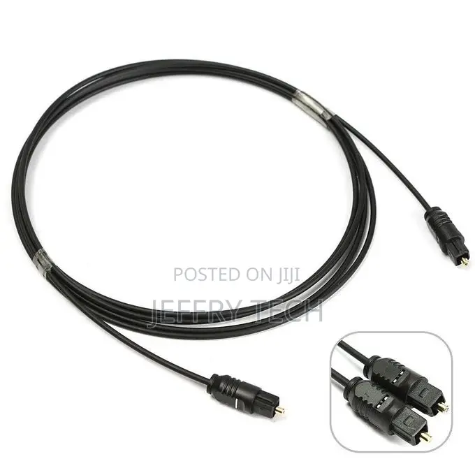 3M Metre Digital Fibre Optical Audio Toslink SPDIF MD DVD Go